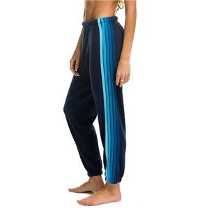 AVIATOR NATION BLUE STRIPED SWEATS